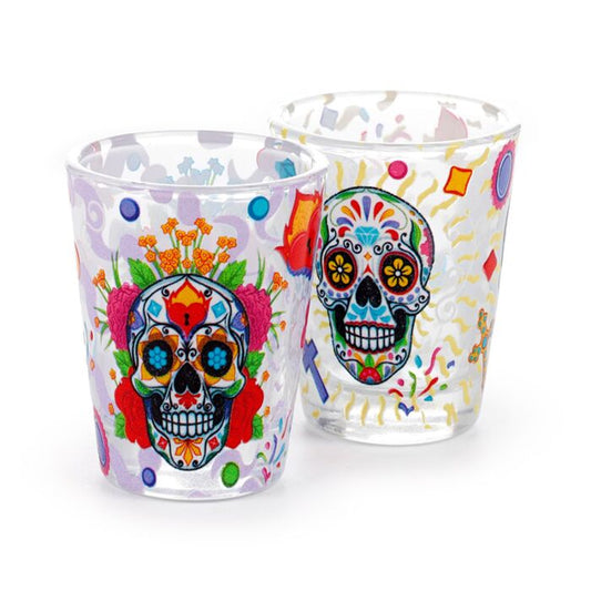 Shot Glass Set of 2 (50ml) - Day of the Dead