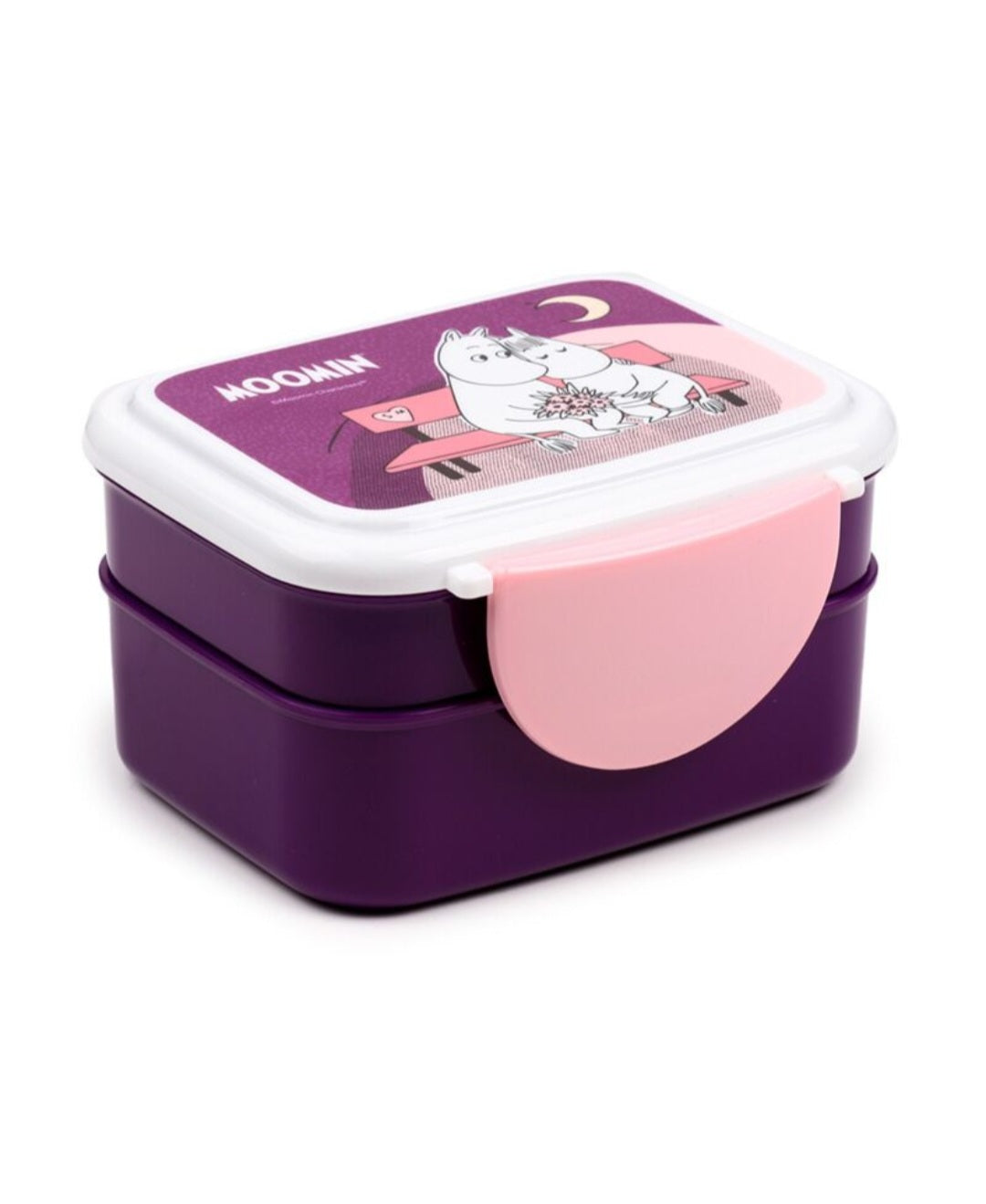 Bento Clip Lock Lunch Box with Cutlery - Moomin