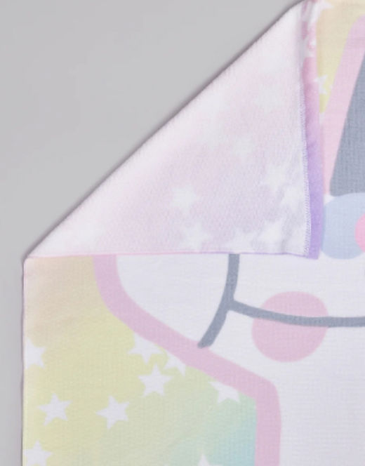 Unicorn fold out towel bag
