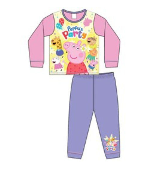 Peppa Pig Girls Long Sleeve Pyjamas 1-5 years