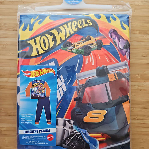 Hot Wheels Boys Pyjamas 4-10 years