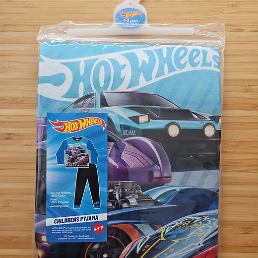 Hot Wheels Boys Pyjamas 4-10 years