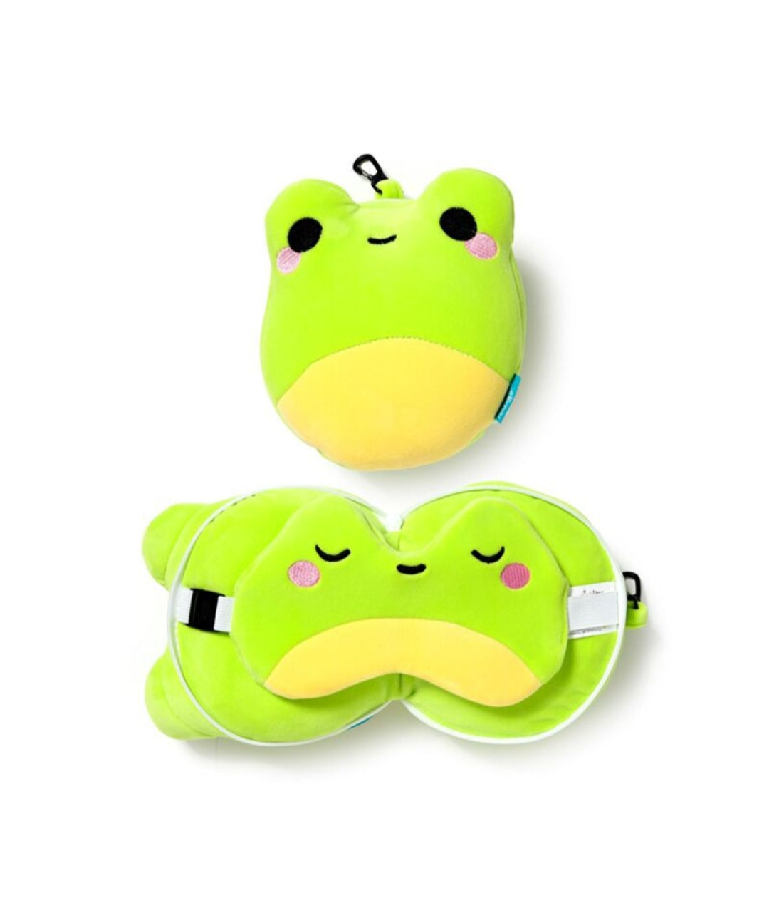 Relaxeazzz Plush Travel Pillow & Eye Mask