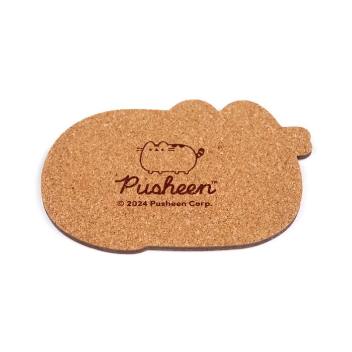 Set of 4 Cork Novelty Coasters - Pusheen the Cat