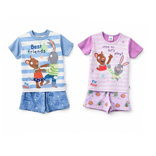 Pip & Posy Kids Short Pyjama Sets