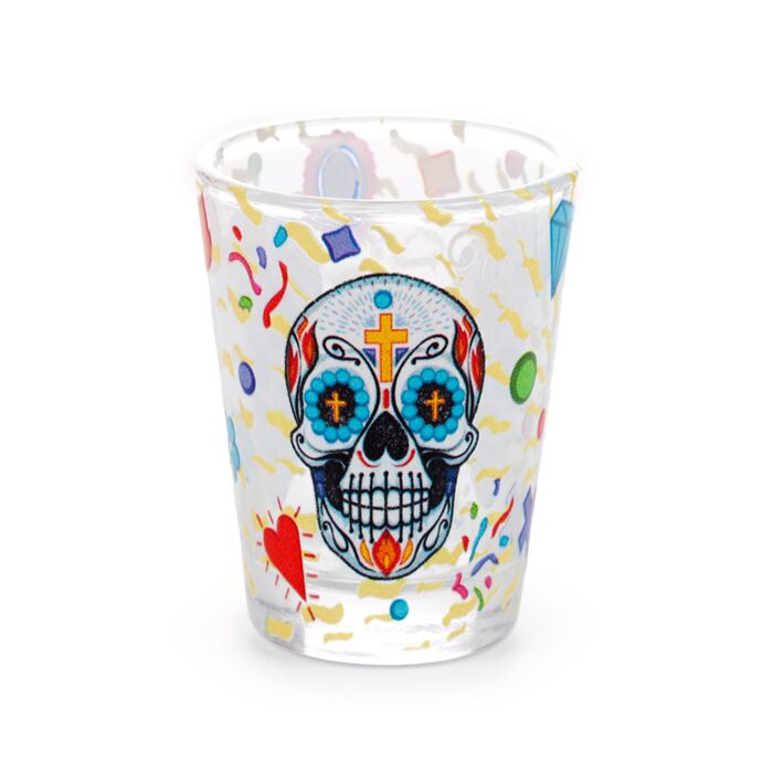 Shot Glass Set of 2 (50ml) - Day of the Dead