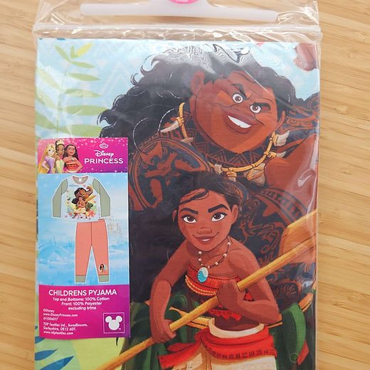 Disney Moana pyjamas 3-8 years nightwear