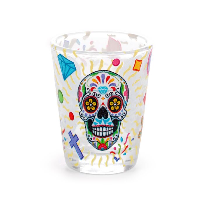 Shot Glass Set of 2 (50ml) - Day of the Dead